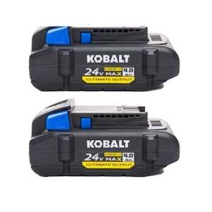 Kobalt 24-V 2-Pack Lithium-ion Battery (4 Ah)