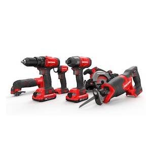 CRAFTSMAN V20 20-volt Max 6-Tool Power Tool Combo Kit w.Soft Case