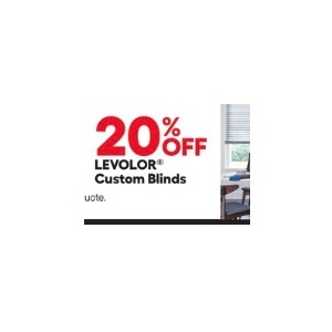 20% off 20% Off LEVOLOR Custom Blinds