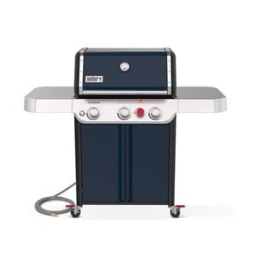 Weber Genesis SA-E-325 3 Burner Liquid Propane Grill Indigo w/FREE Weber CRAFTED Grill Frame Kit