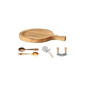 Italian Chef Set Large Cutting Board Bowl Bundle