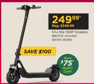 NIU KQi 100P Foldable Electric Scooter