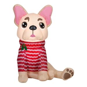 Holiday Living 3.5-ft LED French Bulldog Christmas Inflatable