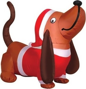 Holiday Living  3-ft Holiday Basset Hound Christmas Inflatable