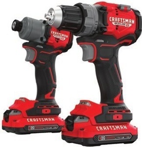 Get 2-FREE Select CRAFTSMAN V20 MaxF Power Tools with purchase of 2-Tool RP V20 MaxF Brushless Combo Kit