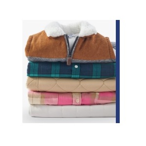 Up to 65% Off Flannels, Vests & more for Women, Men & Kids