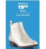 Boots Starting at $19.99
