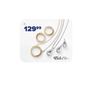 e 1/4 CT TW Lab-Grown Diamond Necklace & Earring Set
