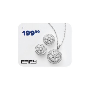 1/2 CT TW Lab-Grown Diamond Necklace or Earrings