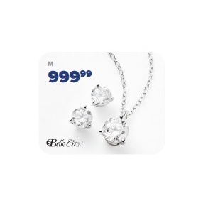 2 1/2 CT TW Lab-Grown Diamond Necklace & Earring Set