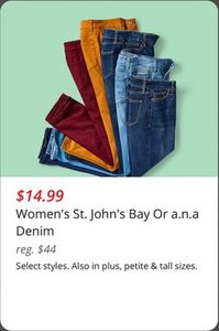 Women's St. John's Bay Or a.n.a Denim
