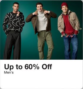 Up to 60% Off Mens