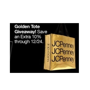 Golden Tote Giveaway! Save an Extra 10%