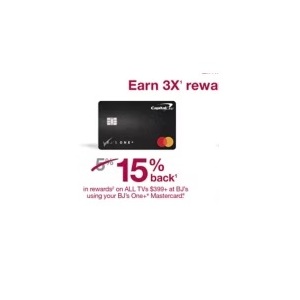 Earn 3X rewards on all TVs $399or more