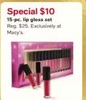15 pe. Lip Gloss Set