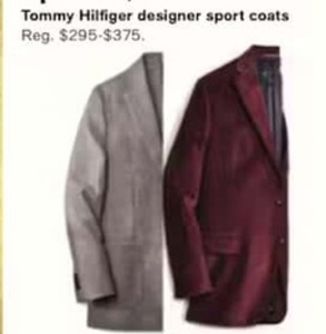 Tommy Hilfiger designer sport coats