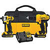 DEWALT 20V MAX Lithium-Ion Cordless Drill/Driver & Impact Driver Combo Kit
