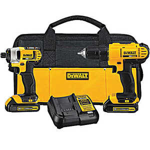 DEWALT 20V MAX Lithium-Ion Cordless Drill/Driver & Impact Driver Combo Kit