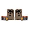 Muddy 14MP Two Pack Trail Cam Combo w/Batteries and SD Cards