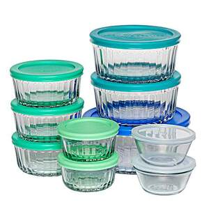 Anchor Hocking 20 pc Bake and Store Glass Storage Set