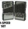 Klutch 32-pc. High-speed Drill And Step Bit Set