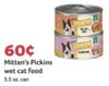 Mitten's Pickins wet cat food 5.5oz. can