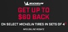 Get Up To $60 Back  On Select Michelin Tires In Sets Of 4