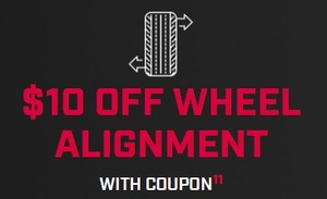 $10 Off Wheel Alignment With Coupon