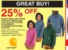 25% Off Carhartt Men's K288 Logo Sleeve Hoodies And Women's Clarksburg Hoodies