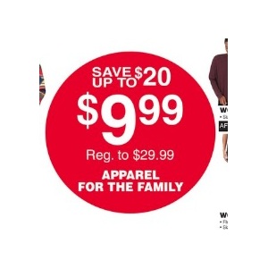 Save Up to $20 on Apparel for the Family