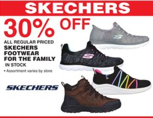 30% off All Regular Priced Skechers Footwear For The Family
