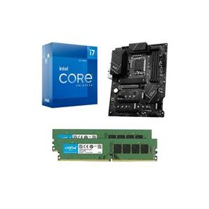 Intel Core i7-12700K, MSI Z790-P Pro WiFi DDR4, Crucial 16GB DDR4-3200 Kit, Computer Build Bundle