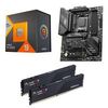 AMD Ryzen 9 7950X3D, MSI X670E  AM5 16-Core G.Skill Flare X5 Series 32GB  Computer Build Bundle
