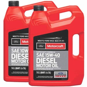 Ford Motorcraft Diesel Engine Oil 10W-30 or 15W-40