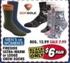 Fireside Ultra-warm Or Lodge Crew Socks