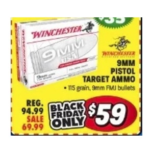 9mm Pistol Target Ammo