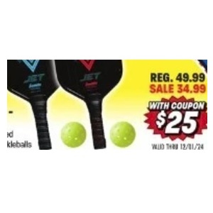 Jet Aluminum Pickleball Paddle Set 2 Player