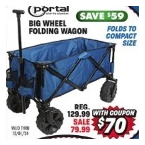Big Wheel Folding Wagon