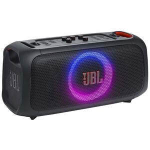 JBL PARTYBOX ON-THE-GO ESSENTIAL Portable Party Speaker with Built-In Lights & Wireless mic