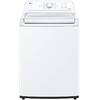 LG 27 in. 4.1 cu. ft. Top Load Washer with 4-Way Agitator, Slam Proof Glass Lid & True Balance Anti-Vibration System