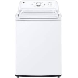 LG 27 in. 4.1 cu. ft. Top Load Washer with 4-Way Agitator, Slam Proof Glass Lid & True Balance Anti-Vibration System