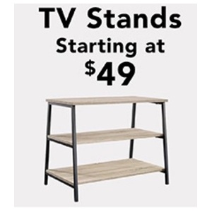 Tv Stands Staring at $49