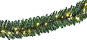 Holiday Living  9-ft Ellston Pine Pre-Lit Artificial Christmas Garland