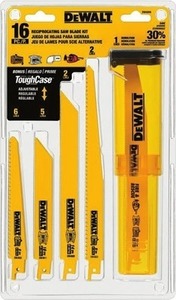 DEWALT  16-Piece Bi-Metal Reciprocating Saw Blade Set