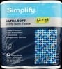 Simplify Ultra Soft and Ultra Strong Bathroom Tissue or Paper Towels 6 Pack