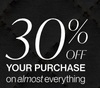 30% off Everything