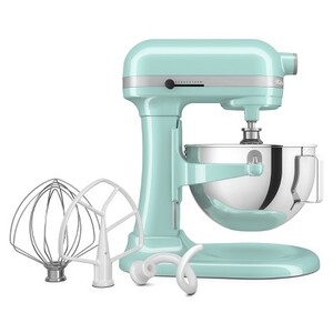 KitchenAid 5.5 Quart Bowl-Lift Stand Mixer - KSM55 - Ice: 11 Speeds, 500W, Stainless Steel, Dishwasher-Safe Parts