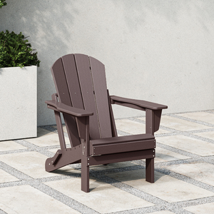 Westintrends Outdoor Folding HDPE Adirondack Chair