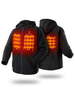 ORORO Men's Heated Jacket with Battery and Detachable Hood