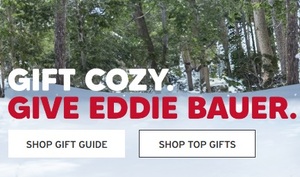 GIFT. COZY GIVE EDDIE BAUER.